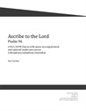 Ascribe to the Lord. Choral SATB with vibraphone